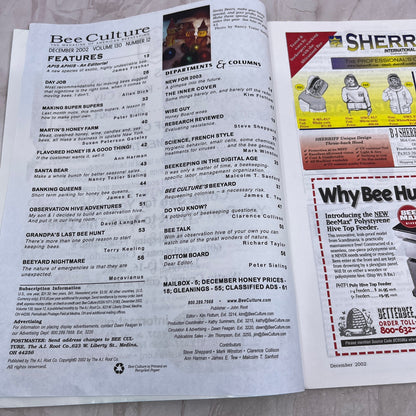 2002 Dec - Bee Culture Magazine - Bees Beekeeping Honey M32