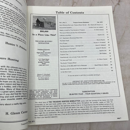 1971 Fall - Treasure Hunters Newsletter - Ghost Towns in Florida M19