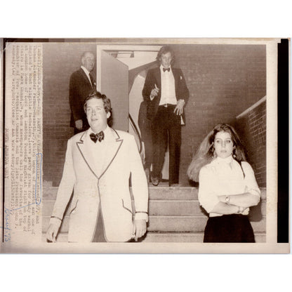Caroline Kennedy Thomas Alexander Fermor Hesketh 1975 8x10 Press Photo D1-P