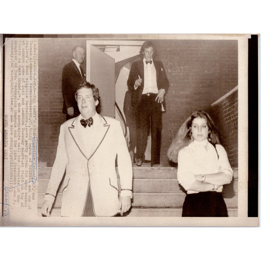 Caroline Kennedy Thomas Alexander Fermor Hesketh 1975 8x10 Press Photo D1-P
