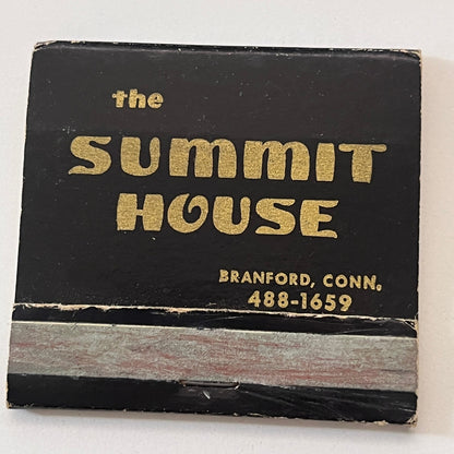 The Summit House Restaurant Branford CT Vintage Matchbook Cover TB6-MB1-5