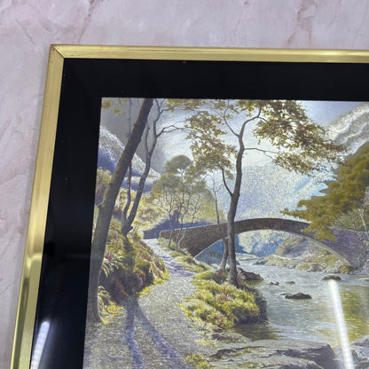 Vintage Chromatic Framed Art Print Sunlit Shallows Made in USA 8x10" TF4