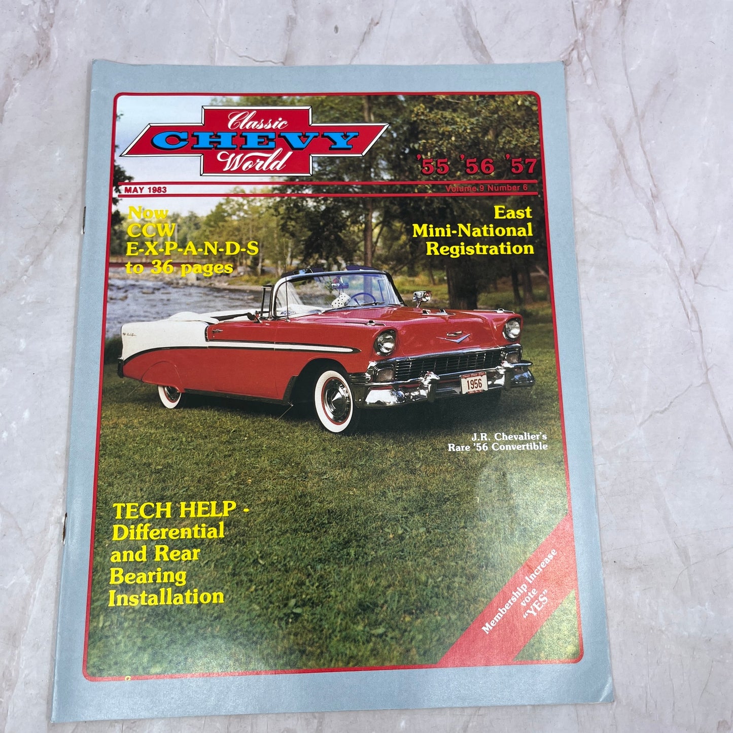 Differential & Rear Bearing - '55, '56, '57 Classic Chevy World - May 1983 M29