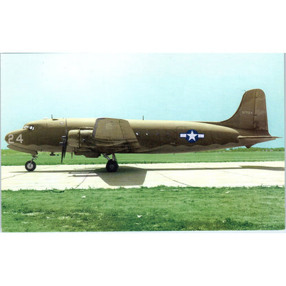 USAF C-54 Skymaster Vintage Postcard PC19