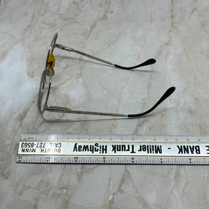 Vintage Aviator Cottet Silver Tone Sunglasses Eyeglasses Frames TD5G1-8