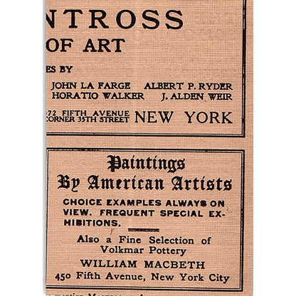 The New York School of Art George Clark Edward Penfield - 1906 Ad AF5-3