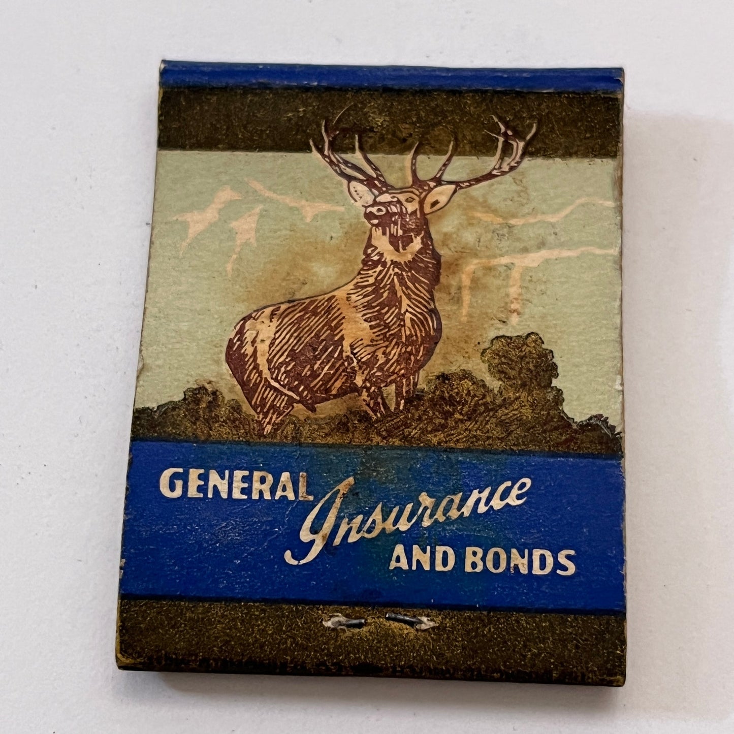Dan Quigg General Ins and Bonds Vintage Matchbook Cover TB8-MB3-8
