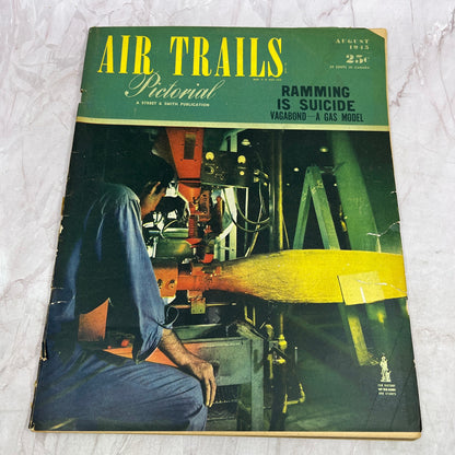 Air Trails Pictorial Magazine August 1945 WWII Airplanes C46 A26 Aviation TK3