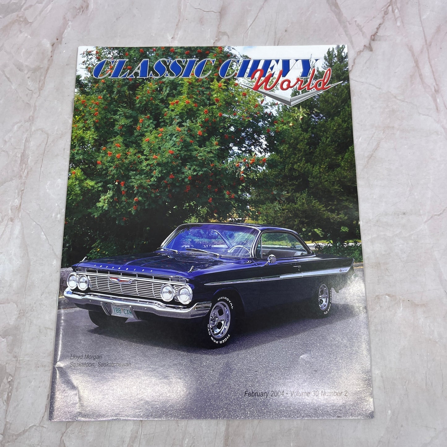 Lloyd Morgan Saskatoon Saskatchewan - Classic Chevy World Magazine Feb 2004 M29