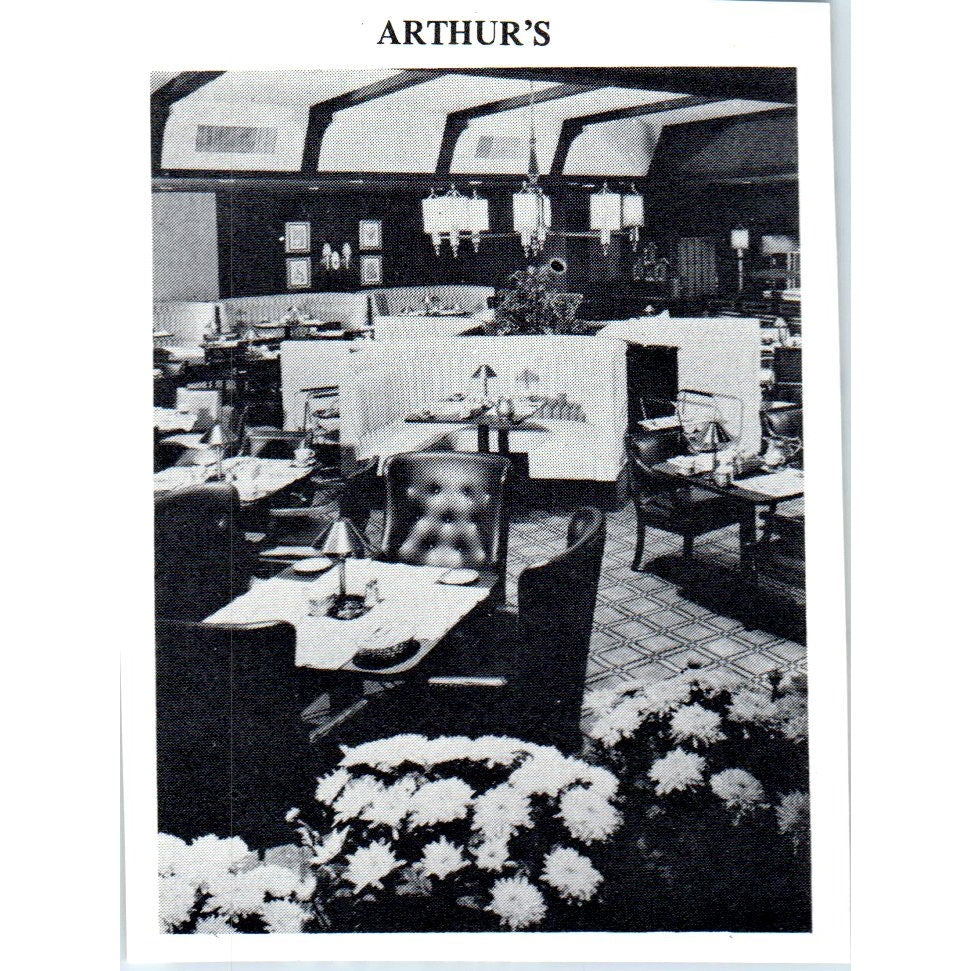 Interior of Arthur's Restaurant St. Louis 1971 Magazine Ad AD8-H4