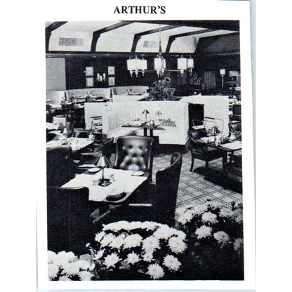 Interior of Arthur's Restaurant St. Louis 1971 Magazine Ad AD8-H4