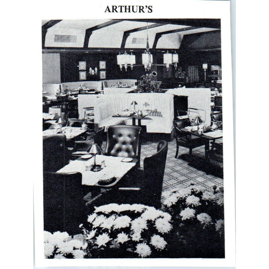 Interior of Arthur's Restaurant St. Louis 1971 Magazine Ad AD8-H4