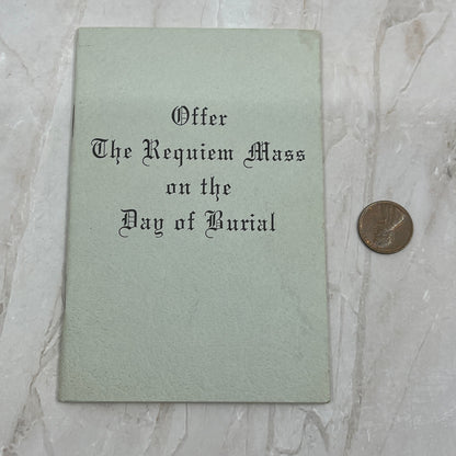 1968 Requiem Mass Booklet Joseph A. Fagan Ft. Wayne Indiana P9-1