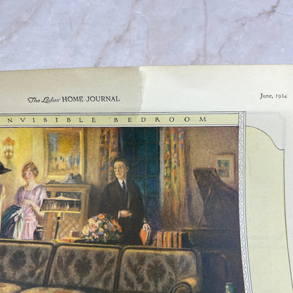 Kroehler Davenport Bed Chicago IL 1924 Magazine Ad FL6-11