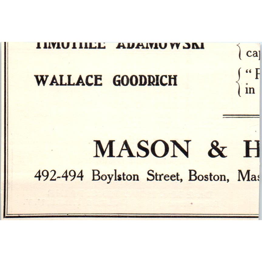 Dr. & Mrs. Howard S. Paine Travel Glens Falls NY c1905 Victorian Ad AE9-MA9