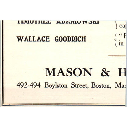 Dr. & Mrs. Howard S. Paine Travel Glens Falls NY c1905 Victorian Ad AE9-MA9