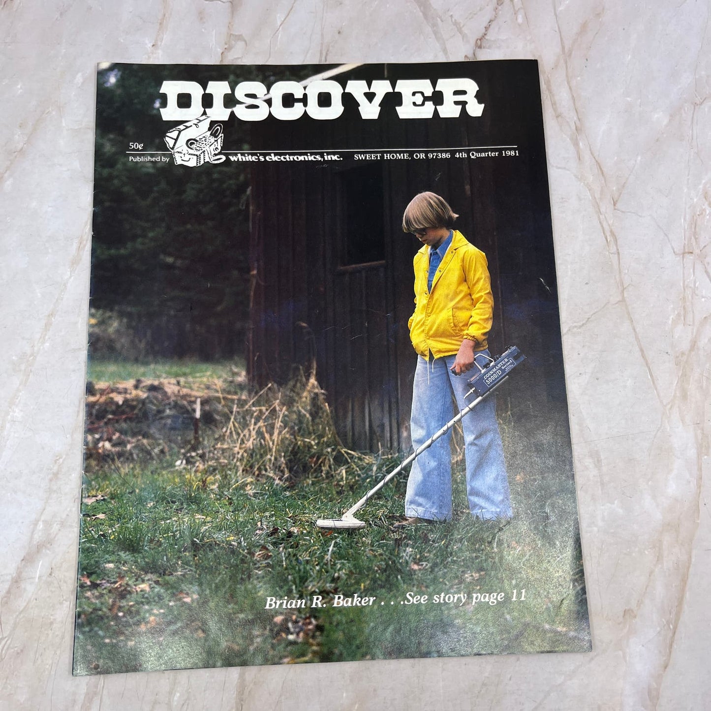 1981 4th Quarter Discover Treasure Hunting Magazine - White's Electronics M11