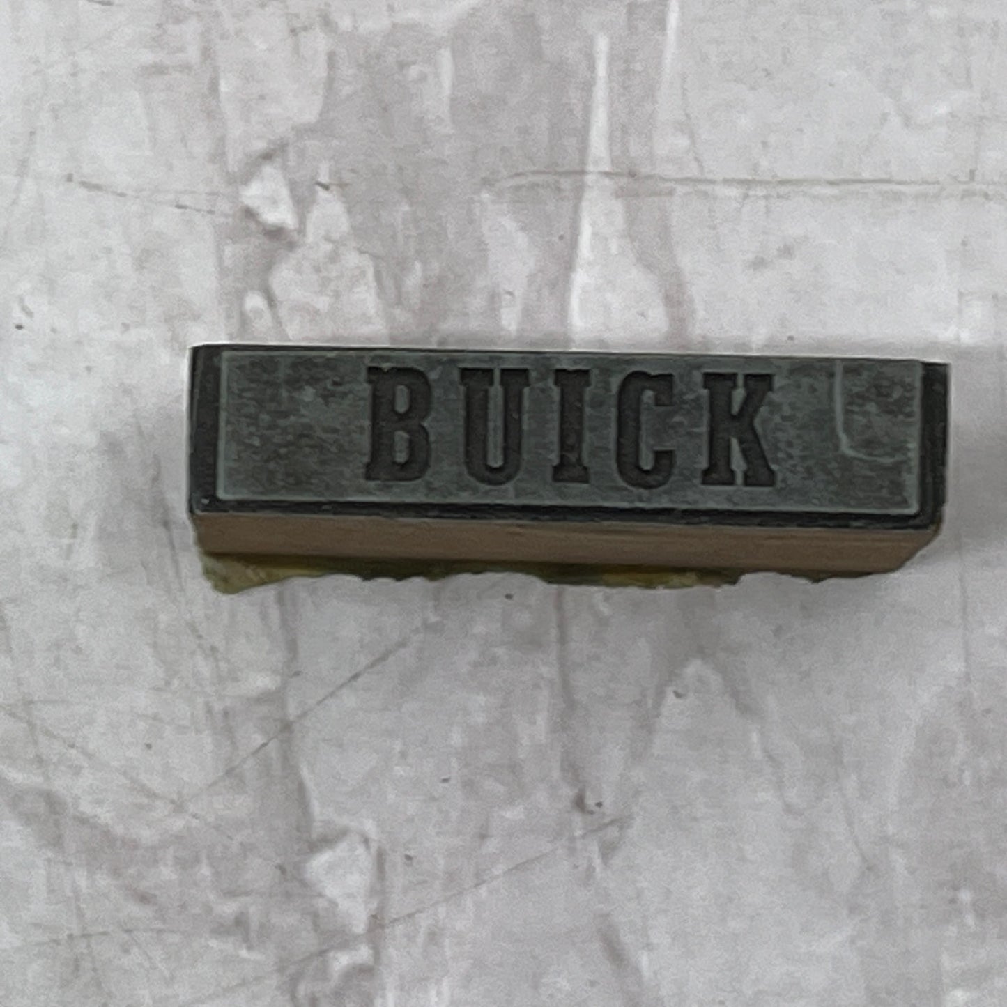 BUICK Logo Vintage Letterpress Printers Block Plate SF5-S