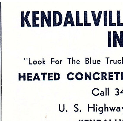 Fischer Drug Store Kendallville Indiana 1964 Ad AG1-S14