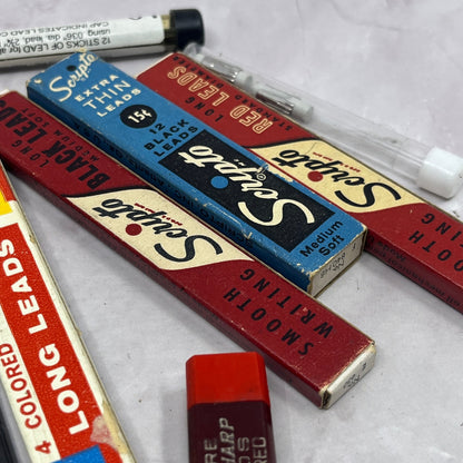 Huge Lot of Vintage Pencil Leads Scripto, Pentel TC5