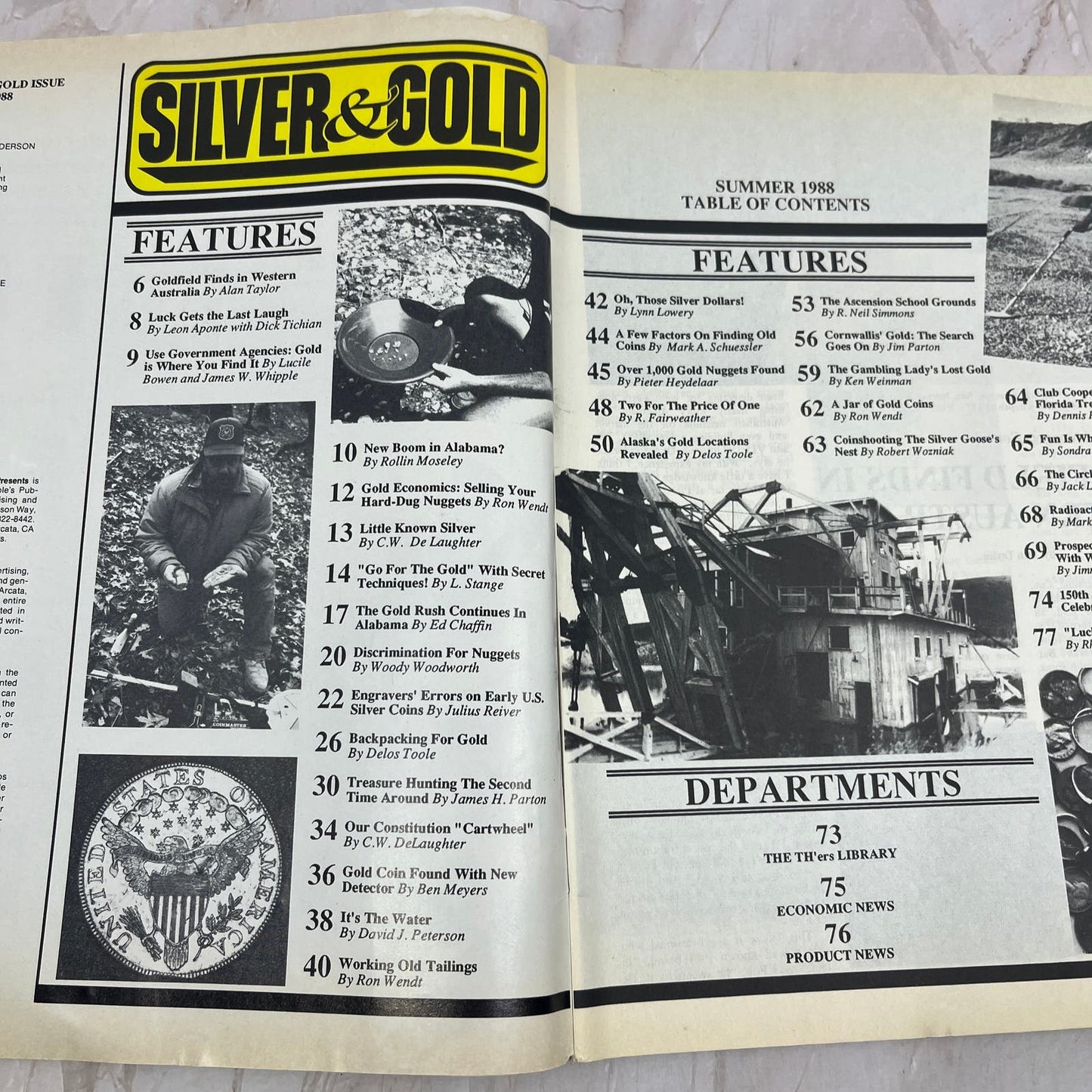 1988 Western & Eastern Treasures' Silver & Gold Magazine Treasure Hunting M20