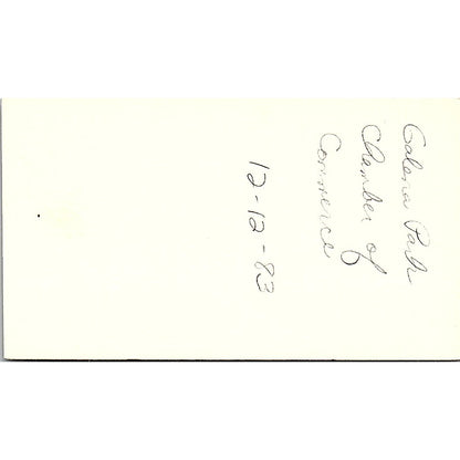 Vardeman Jewelry H F Vardeman Galena Park Texas Vintage Business Card SB4-B10