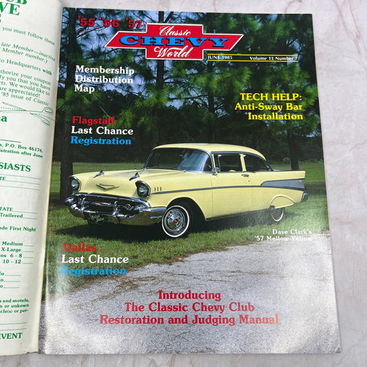 Anti-Sway Bar Install - '55, '56, '57 Classic Chevy World Magazine June 1985 M31