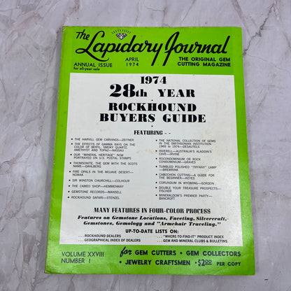 28th Rockhound Buyers Guide - Lapidary Journal Magazine - Apr 1974 M26