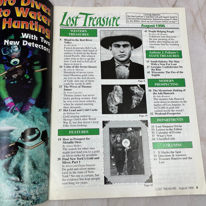 1996 Aug - Lost Treasure Magazine - Treasure Hunting Gold Prospecting M14