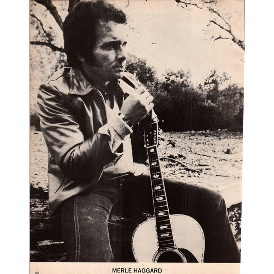 Merle Haggard Photo Portrait Headshot 1977 Photo Print AF3-7