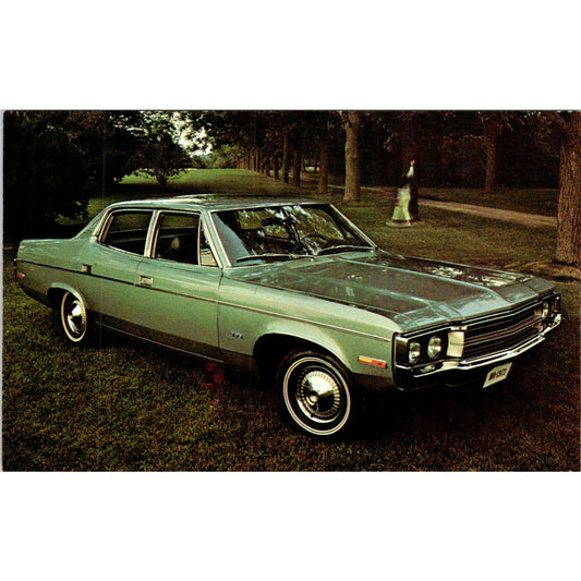 1971 American Motors Matador 4-Door Sedan Promo Vintage Postcard PC6