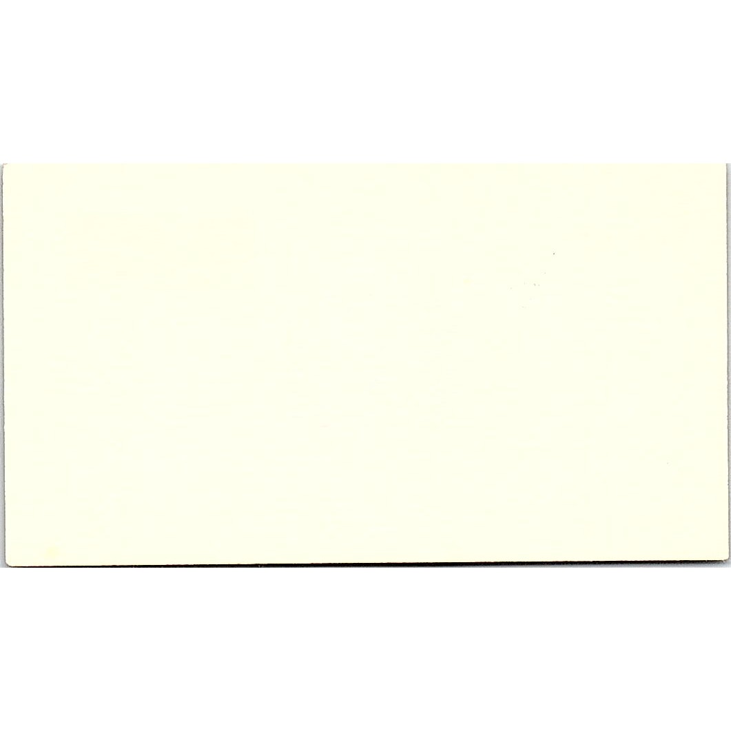 TV Facts Maryann Clote Tulsa OK Vintage Business Card SSB4-B12