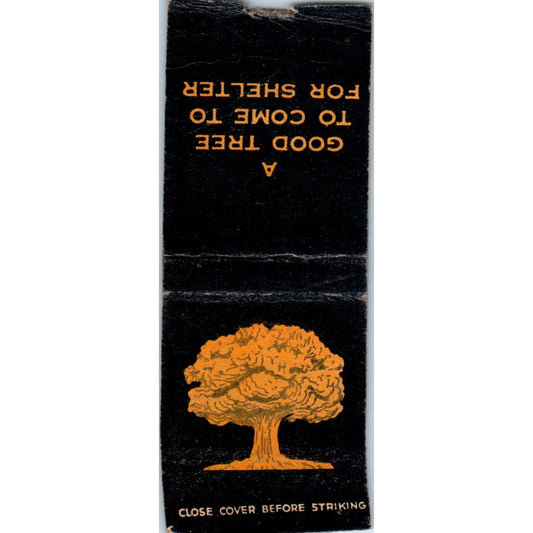 Minneapolis Savings & Loan Good Shelter Tree Vintage Matchbook Cover SD4-Y16