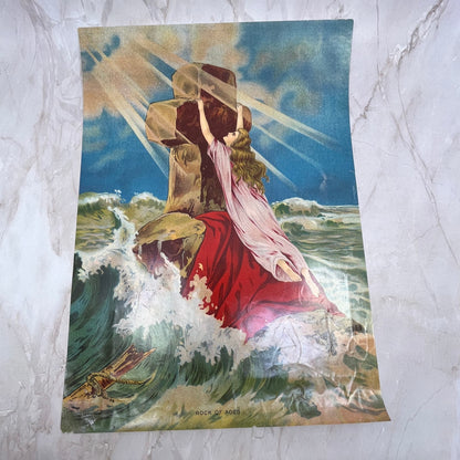 The Rock of Ages Vintage Art Print 11x15 FL6-4