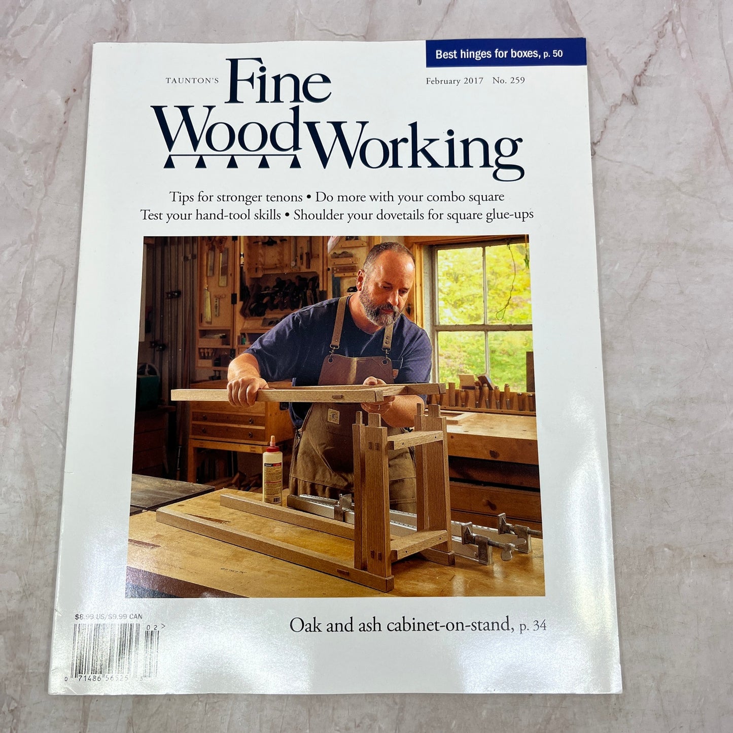 Oak & Ash Cabinet - Feb 2017 No 259 - Taunton's Fine Woodworking Magazine M36