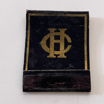 The Hartford Club Hartford CT Vintage Matchbook Cover TB8-MB3-8