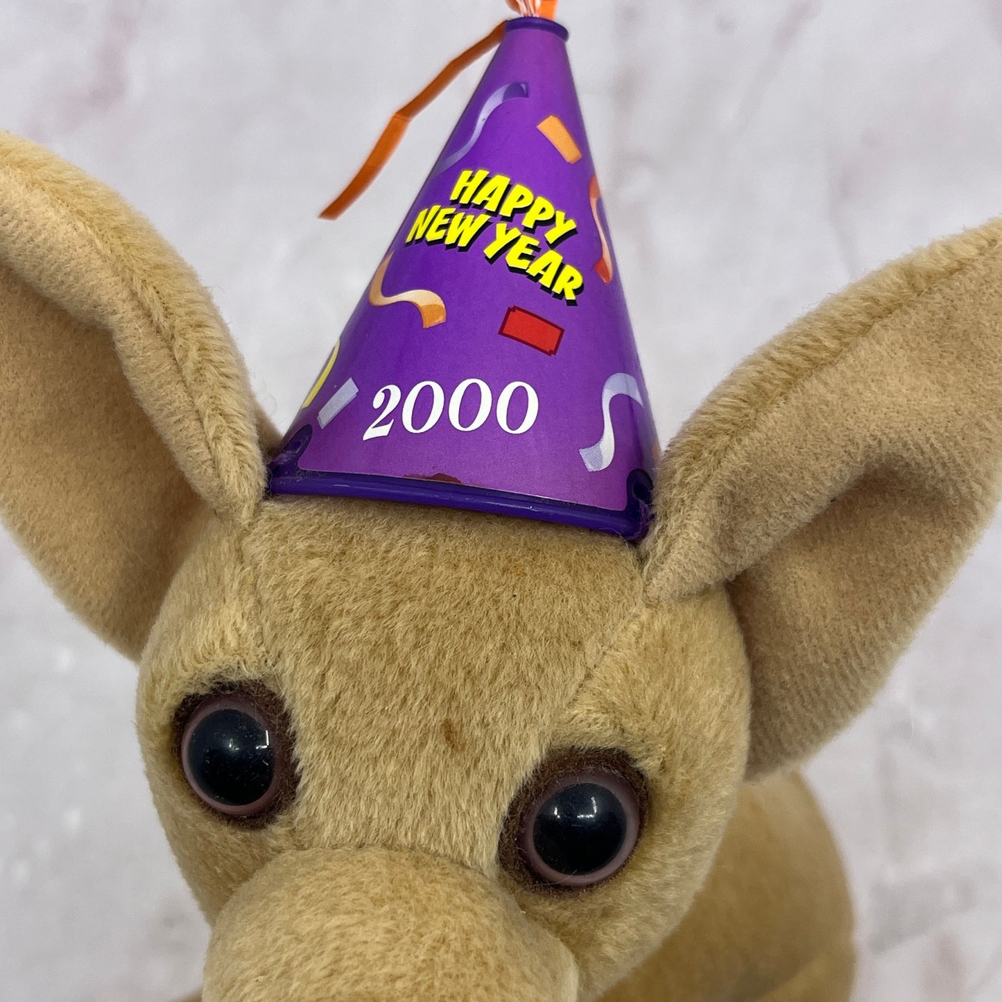 Vintage Yo Quiero Taco Bell Talking Chihuahua Dog Plush Toy 6" Y2K New Years TA9