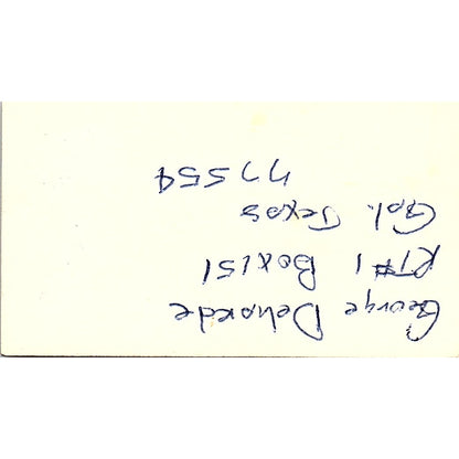 Robert D Kinsey West Gulf Ports Houston Vintage Business Card SC9-B2