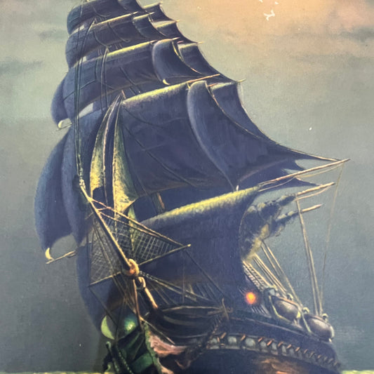 c1920 Old Ironsides USS Constitution Art Print Lithograph 9x11 FL6-3