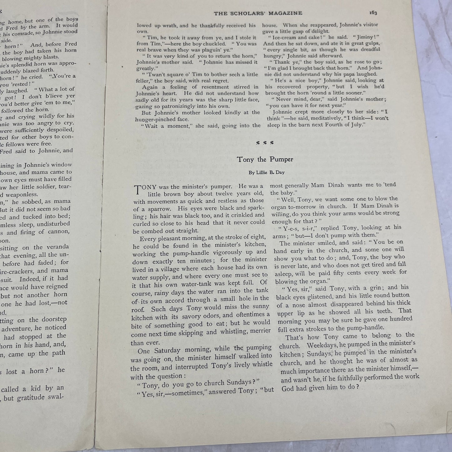 Johnnie's Night Before the Fourth July 1898 The Scholars' Magazine A17