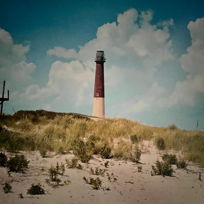 Barnegat Lighthouse New Jersey 12x16" Art Print FL1