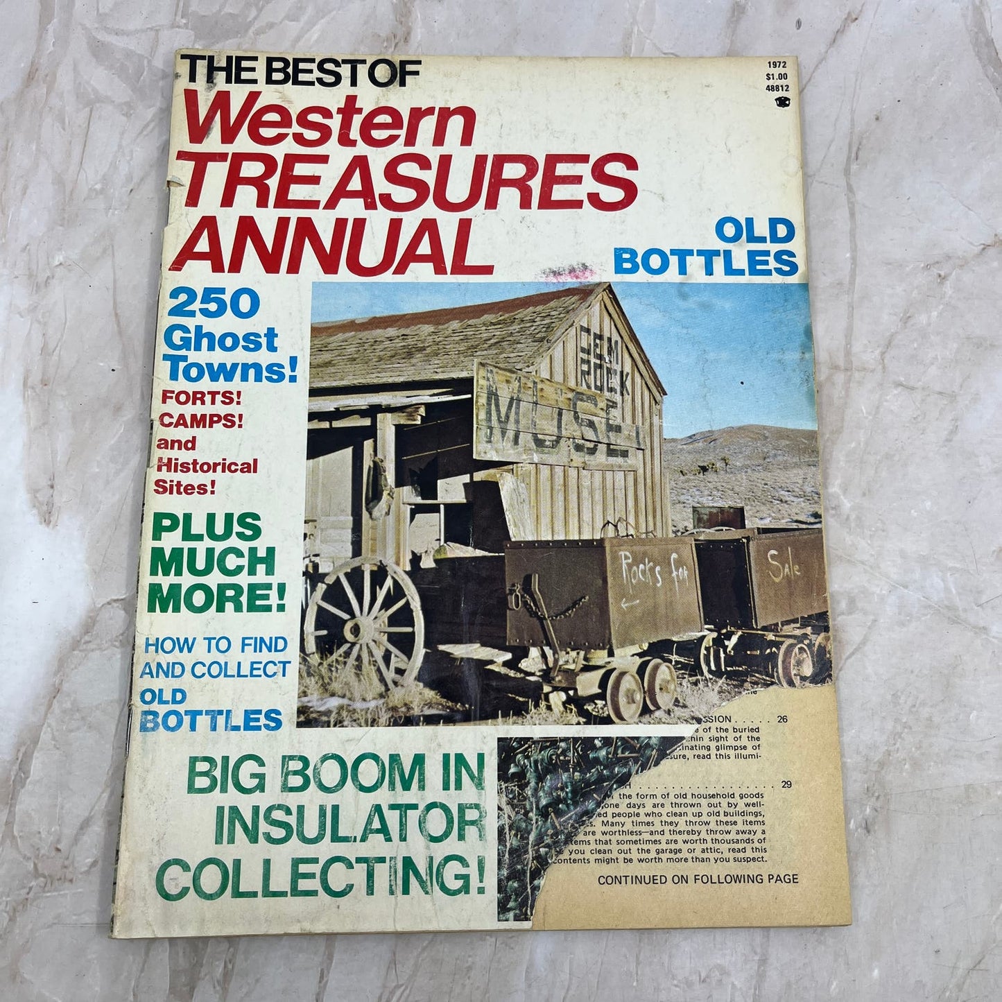 1972 Western Treasures Annual Magazine Treasure Hunting Metal Detecting M18-2