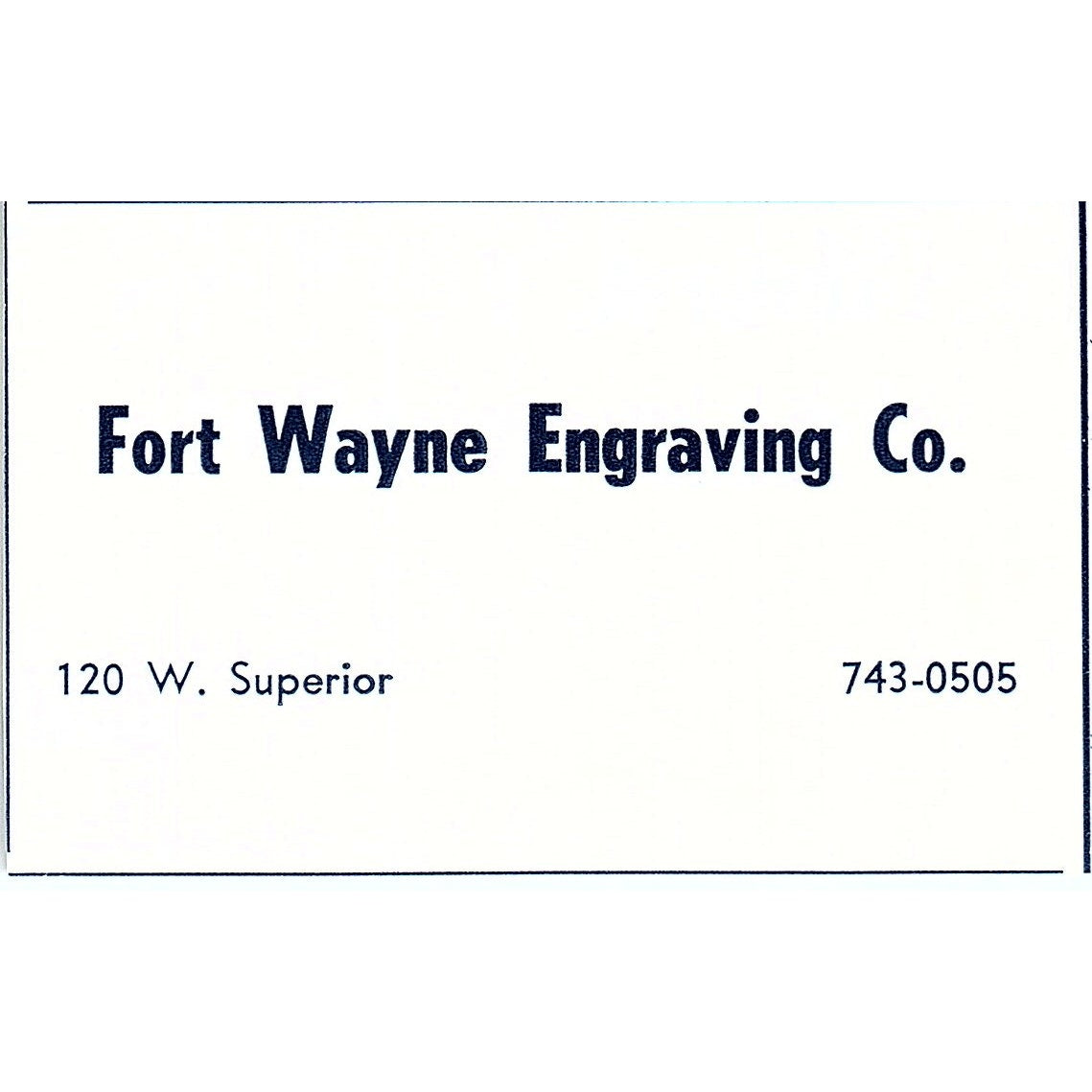 Fort Wayne Engraving Co 120 W. Superior Fort Wayne Indiana 1964 Ad AG1-M5