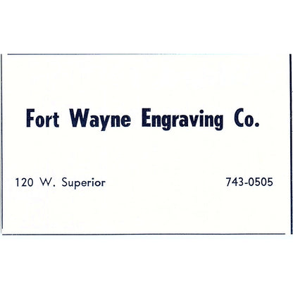 Fort Wayne Engraving Co 120 W. Superior Fort Wayne Indiana 1964 Ad AG1-M5