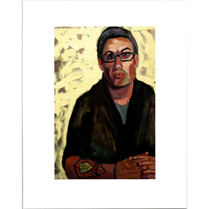 CW3 Jeremy James Valdez - George W. Bush Painting Book Plate Art Print J8