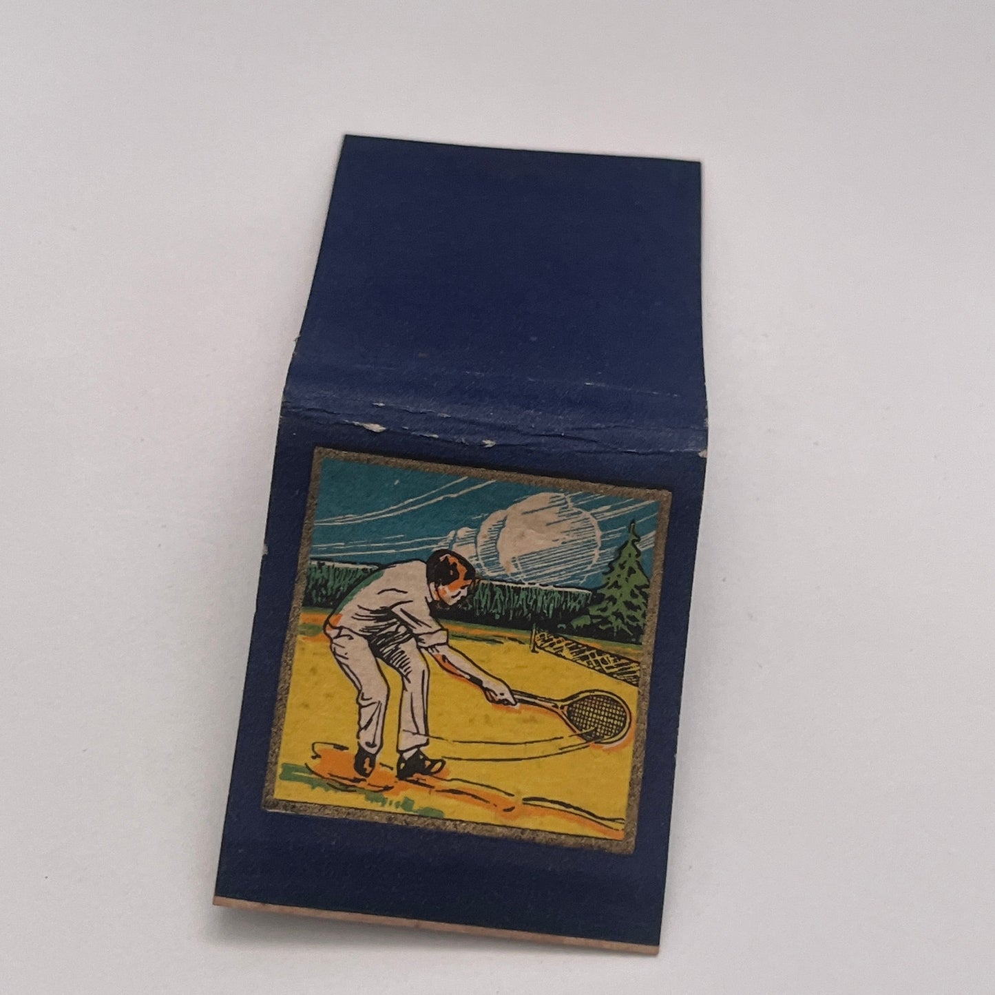 Tennis Player - Colgate Match Aristocrat Vintage Matchbook Cover TB8-MB2-3