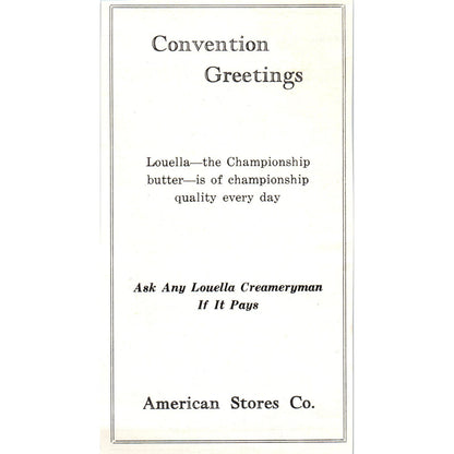 Lincoln Equipment Inc. St. Paul MN, American Stores Co 1953 Ad AE9-DC1