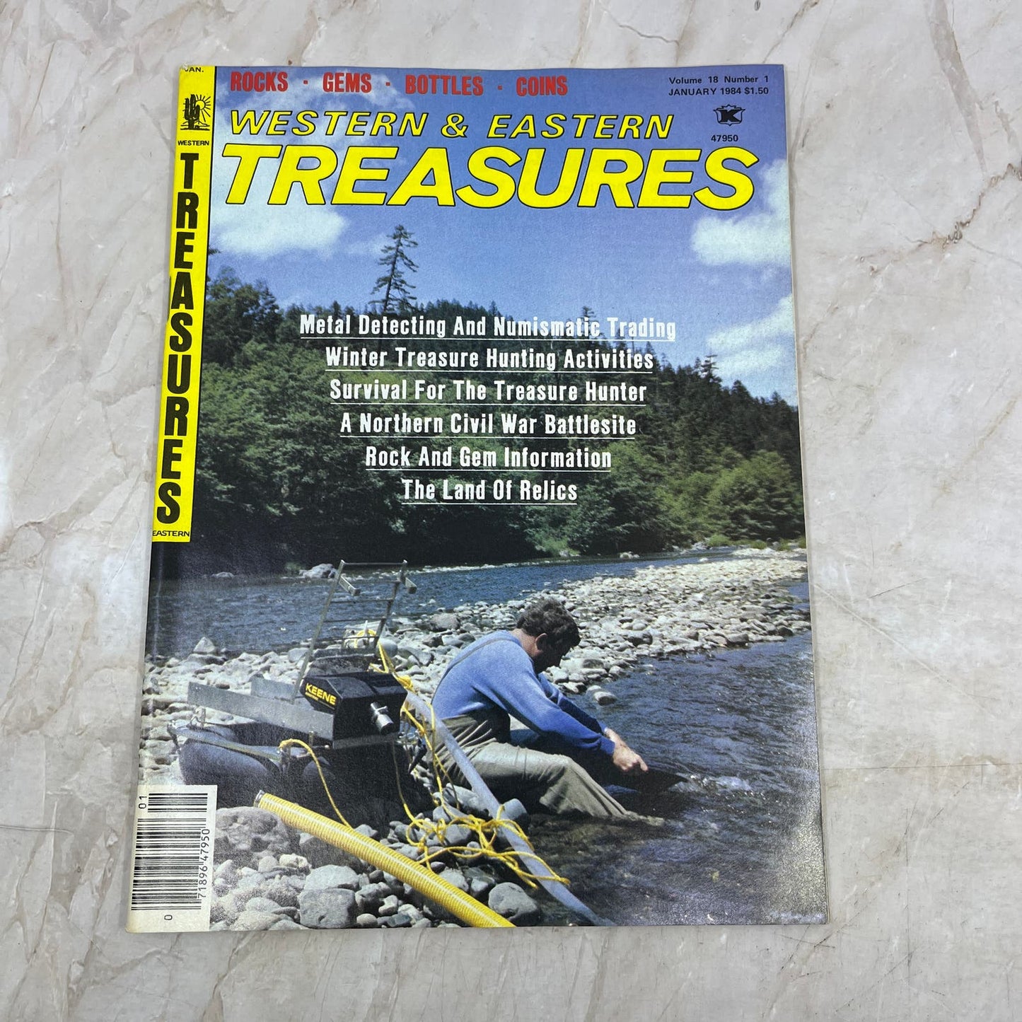 1984 Jan - Western & Eastern Treasures Magazine - Treasure Hunting Gold M12