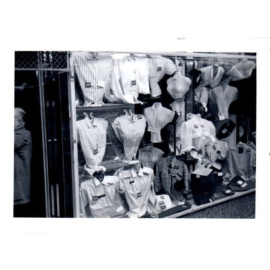 Blouses in Department Store Window Paris Postwar Europe c1954 Photo AF1-AP3
