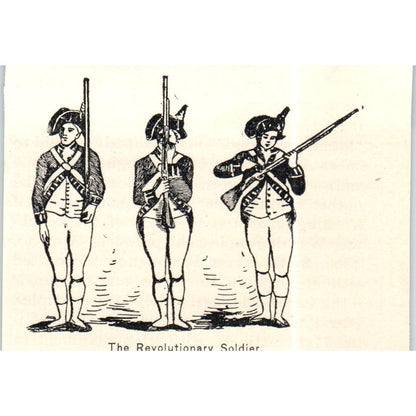 The Revolutionary Soldier Sketch c1890 Victorian Print AE8-CH10